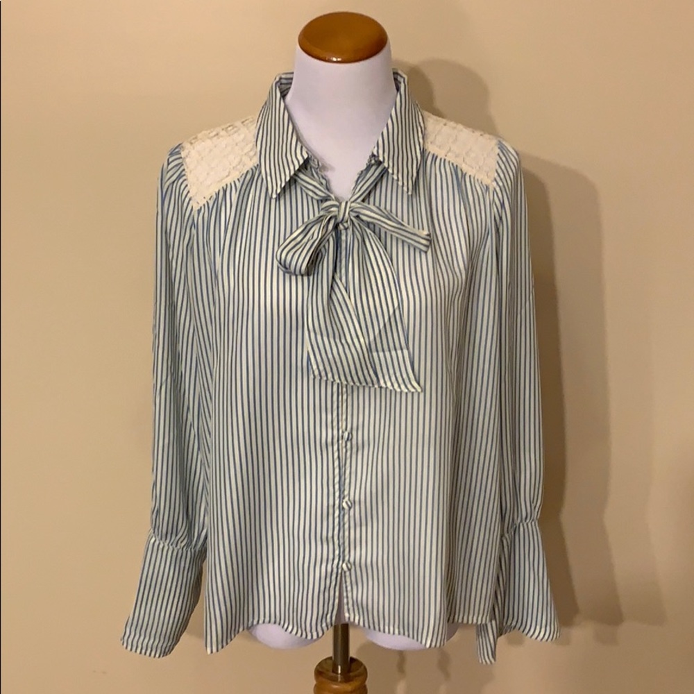 Flying Tomato Striped Blouse